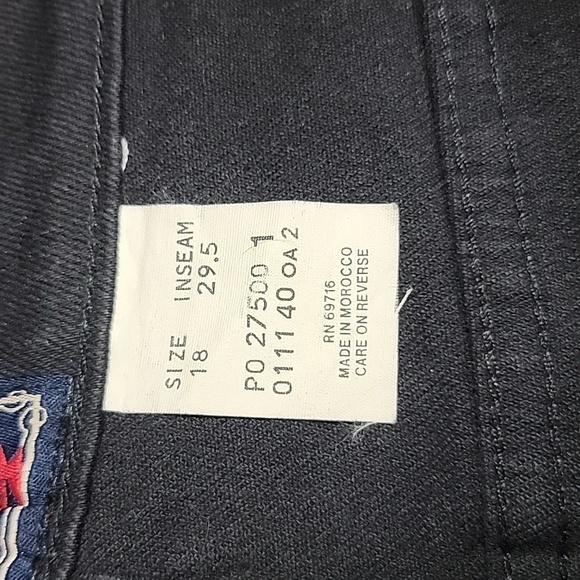 Avenue Blues. Black Jeans, Size 18 Average.  Stretch.  NEW with Tag - Picture 9 of 14